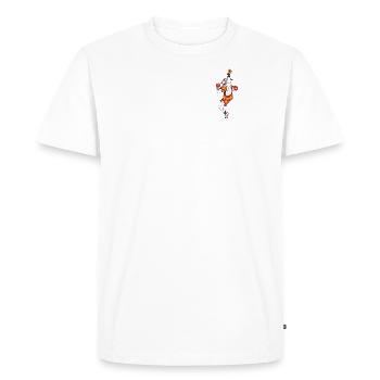 Karaté, Wiltsch, Sport, Effronté, Suisse, Cool - T-shirt Premium bio Homme - blanc - Devant - Nico (187cm)