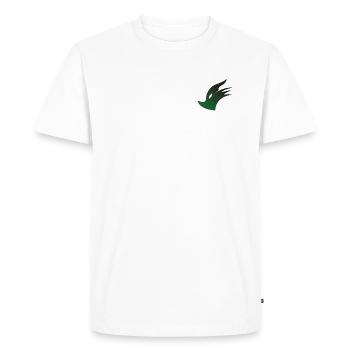 Green Dragon - Men's Premium Organic T-Shirt - white - Front - Nico (187cm)
