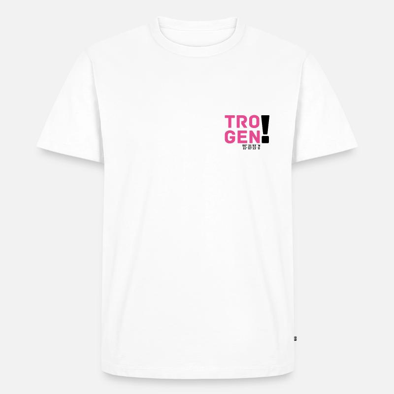 Dorfgemeinschaft - Männer Premium Bio T-Shirt - Weiß