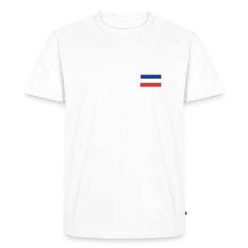 Souvenir Paris 11th arrondissement Paris XI - Men's Premium Organic T-Shirt - white - Front - Nico (187cm)