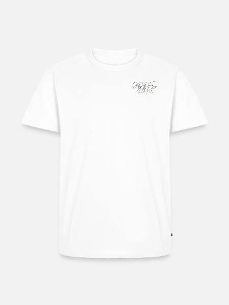 G00d Vibes Only - Männer Premium Bio T-Shirt - Weiß
