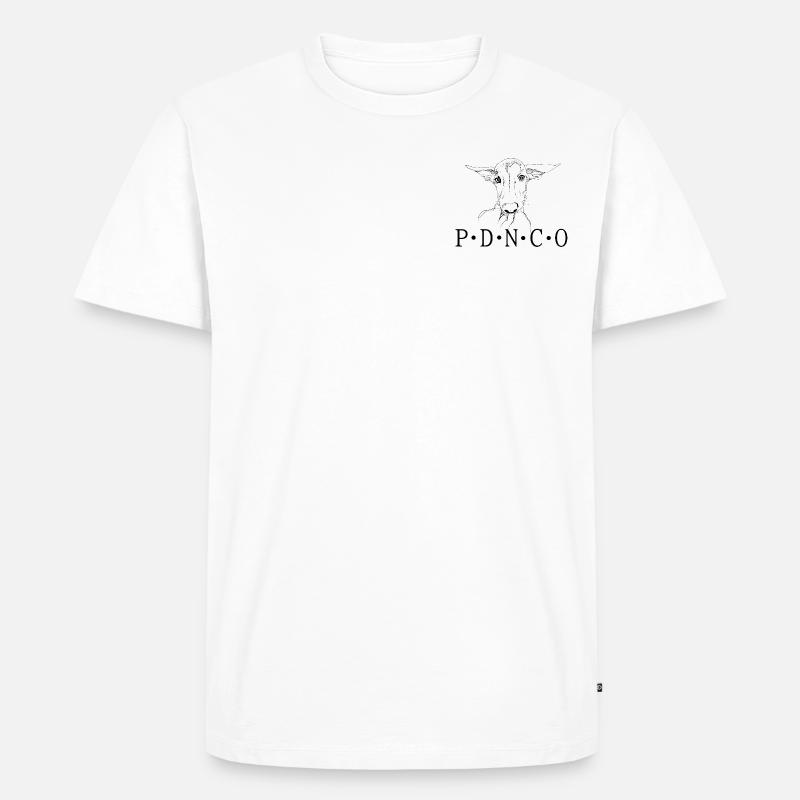 Podi Kind - Männer Premium Bio T-Shirt - Weiß