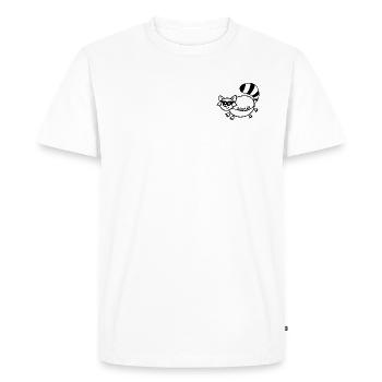 Anti-Zoo Saubär - T-shirt Premium bio Homme - blanc - Devant - Nico (187cm)