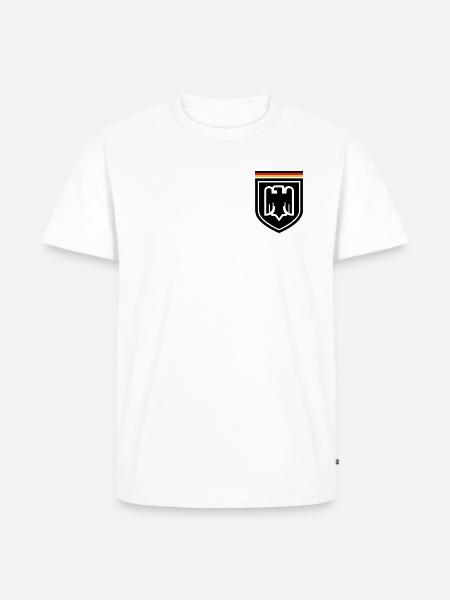 Germany Eagle Badge 01 - Men's Premium Organic T-Shirt - white