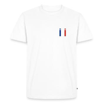Robe Paris Style Paris VII - T-shirt Premium bio Homme - blanc - Devant - Nico (187cm)
