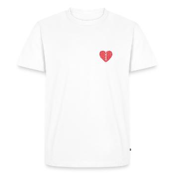 Demande en mariage super originale - T-shirt Premium bio Homme - blanc - Devant - Nico (187cm)