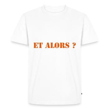 handicapé handicap - T-shirt Premium bio Homme - blanc - Devant - Nico (187cm)