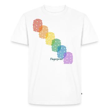 Diversity - Men's Premium Organic T-Shirt - white - Front - Nico (187cm)