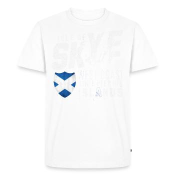 Isle of Skye Scottish Islands - Men's Premium Organic T-Shirt - white - Front - Nico (187cm)