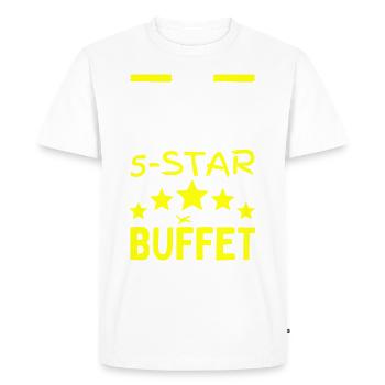 In a mosquito world I'm a 5 star buffet - Men's Premium Organic T-Shirt - white - Front - Nico (187cm)