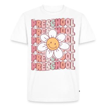 Groovy Preschool Premier jour de la maternelle - T-shirt Premium bio Homme - blanc - Devant - Nico (187cm)
