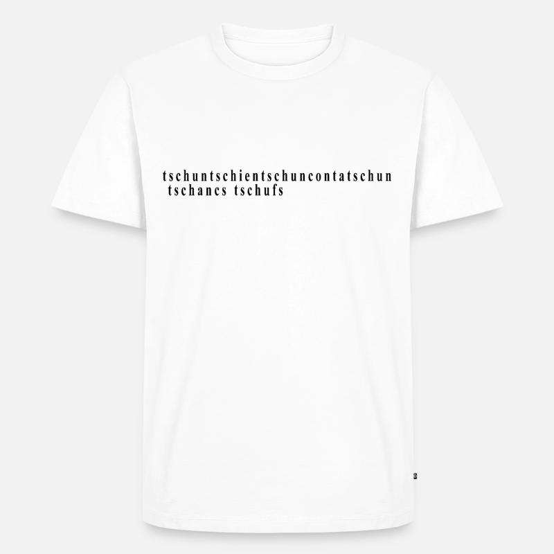 tschun - Männer Premium Bio T-Shirt - Weiß
