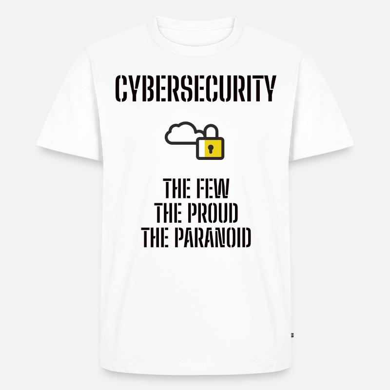 Cybersecurity - IT Security Computer Scientists - Men's Premium Organic T-Shirt - white
