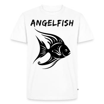 Angelfish - Men's Premium Organic T-Shirt - white - Front - Nico (187cm)