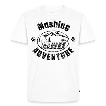 Aventure Husky - T-shirt Premium bio Homme - blanc - Devant - Nico (187cm)