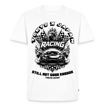 Tokyo Japan Racing Crew - T-shirt Premium bio Homme - blanc - Devant - Nico (187cm)