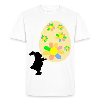 Easter Bunny Bunny Easter Gifts Easter Eggs - Men's Premium Organic T-Shirt - white - Front - Nico (187cm)
