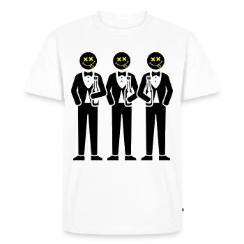 Bachelor Party Crew Bachelor Party - Men's Premium Organic T-Shirt - white - Front - Nico (187cm)
