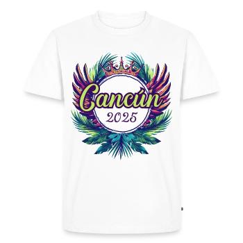 L’équipe de Cancún 2025 - T-shirt Premium bio Homme - blanc - Devant - Nico (187cm)