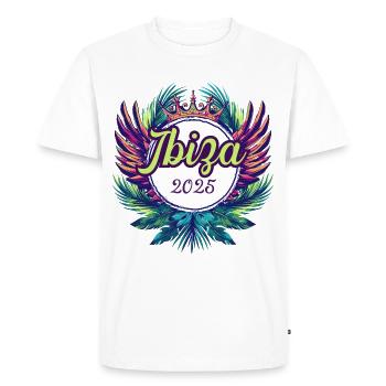 Ibiza 2025 Team - Men's Premium Organic T-Shirt - white - Front - Nico (187cm)