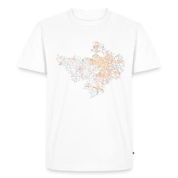 Pastels de base Ingolstadt - T-shirt Premium bio Homme - blanc - Devant - Nico (187cm)
