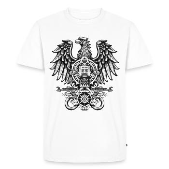 German Eagle - Men's Premium Organic T-Shirt - white - Front - Nico (187cm)