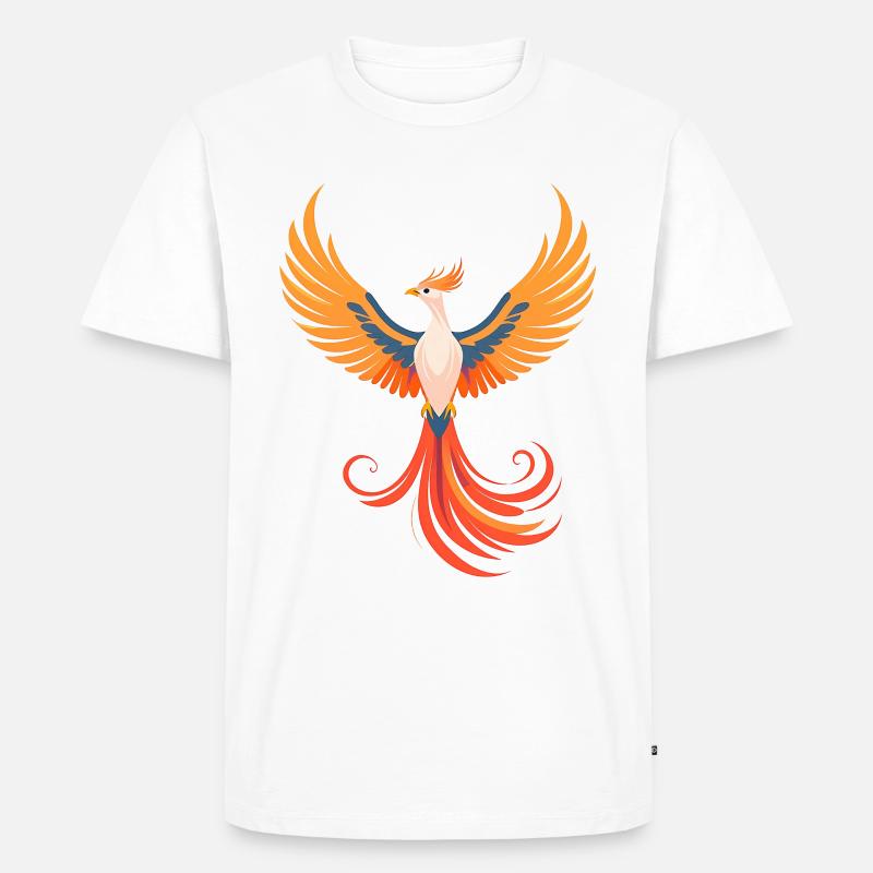 Phönix - Männer Premium Bio T-Shirt - Weiß
