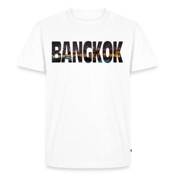Bangkok - T-shirt Premium bio Homme - blanc - Devant - Nico (187cm)