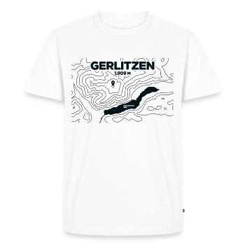 Topo Gerlitzen Parapente - T-shirt Premium bio Homme - blanc - Devant - Nico (187cm)
