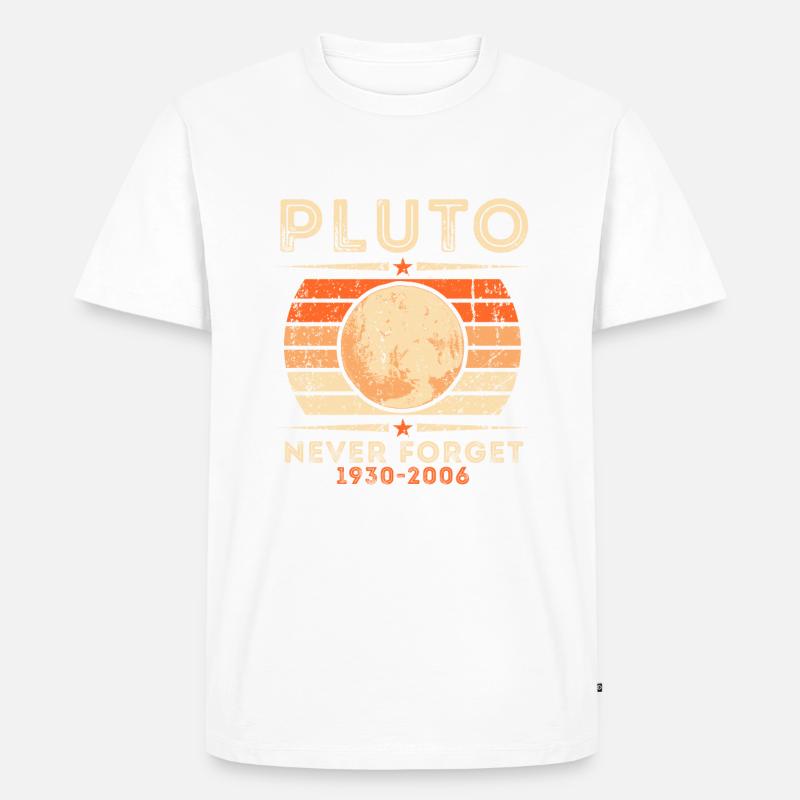 Pluto Retro Keepsake - Men's Premium Organic T-Shirt - undefined