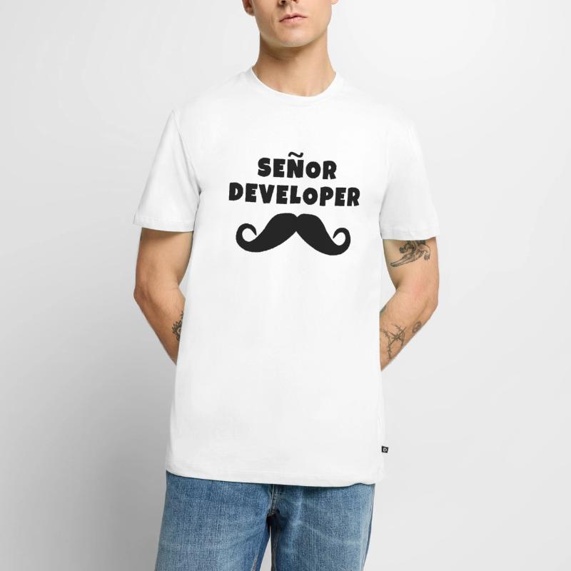 Senor Developer Coder T-Shirt T-shirt Premium bio Homme