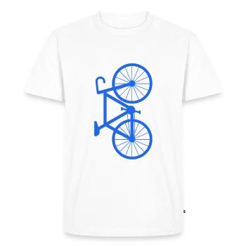 bicycle - Men's Premium Organic T-Shirt - white - Front - Nico (187cm)
