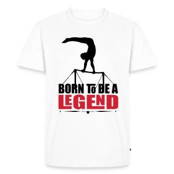 Sports Athlétisme Anniversaire Gymnastique Enfants - T-shirt Premium bio Homme - blanc - Devant - Nico (187cm)
