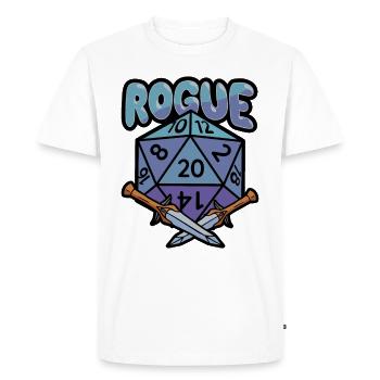 Fantasy Rpg RPG Shirt pour les joueurs de RPG - T-shirt Premium bio Homme - blanc - Devant - Nico (187cm)