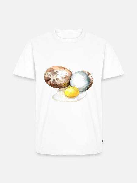 WACHTEL - Männer Premium Bio T-Shirt - 