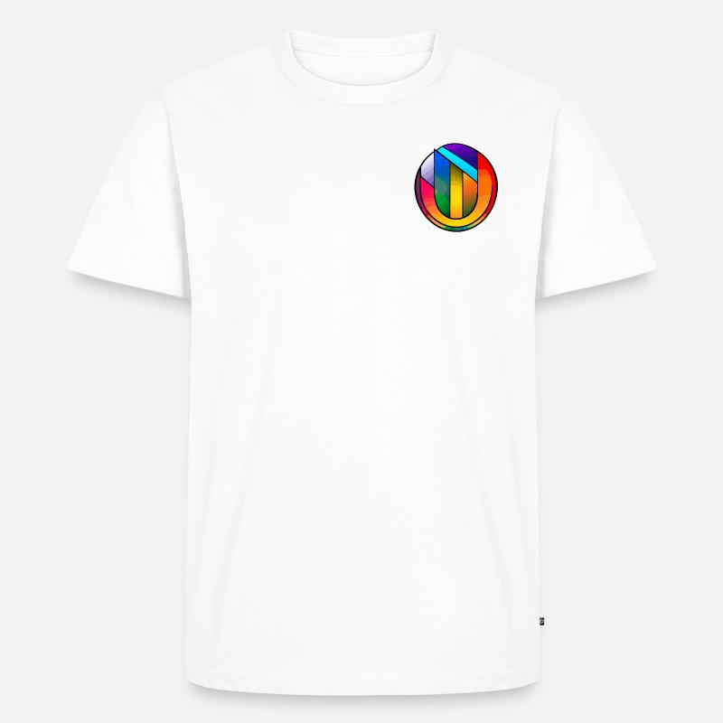 Pride - Open Mind - Statement-Piece V2 - Men's Premium Organic T-Shirt - white