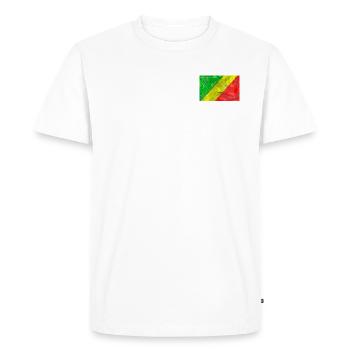 Congo Collection 'by nikkkooo - Men's Premium Organic T-Shirt - white - Front - Nico (187cm)