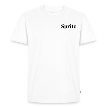 Apéritif italien sprizz - T-shirt Premium bio Homme - blanc - Devant - Nico (187cm)
