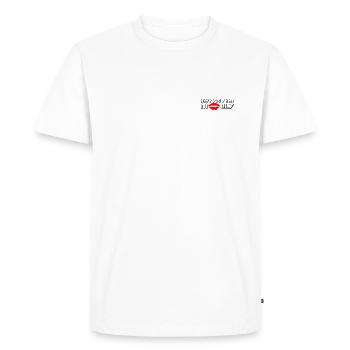 MDMA ecstasy pills lips molly gift - Men's Premium Organic T-Shirt - white - Front - Nico (187cm)