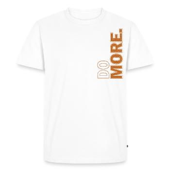 Do more - T-shirt Premium bio Homme - blanc - Devant - Nico (187cm)