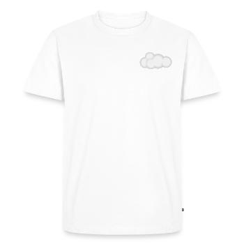 Cloud True Graphic Print - Men's Premium Organic T-Shirt - white - Front - Nico (187cm)