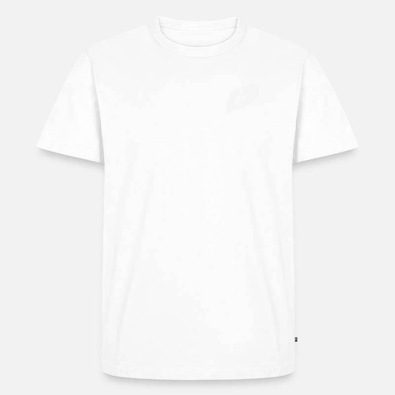 Lucys Darling LD FLASH Logoprint - Männer Premium Bio T-Shirt - Weiß