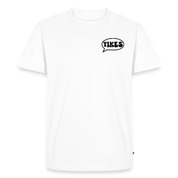 Aïe - T-shirt Premium bio Homme - blanc - Devant - Nico (187cm)