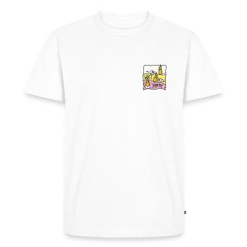 Ananas Yammy - T-shirt Premium bio Homme - blanc - Devant - Nico (187cm)