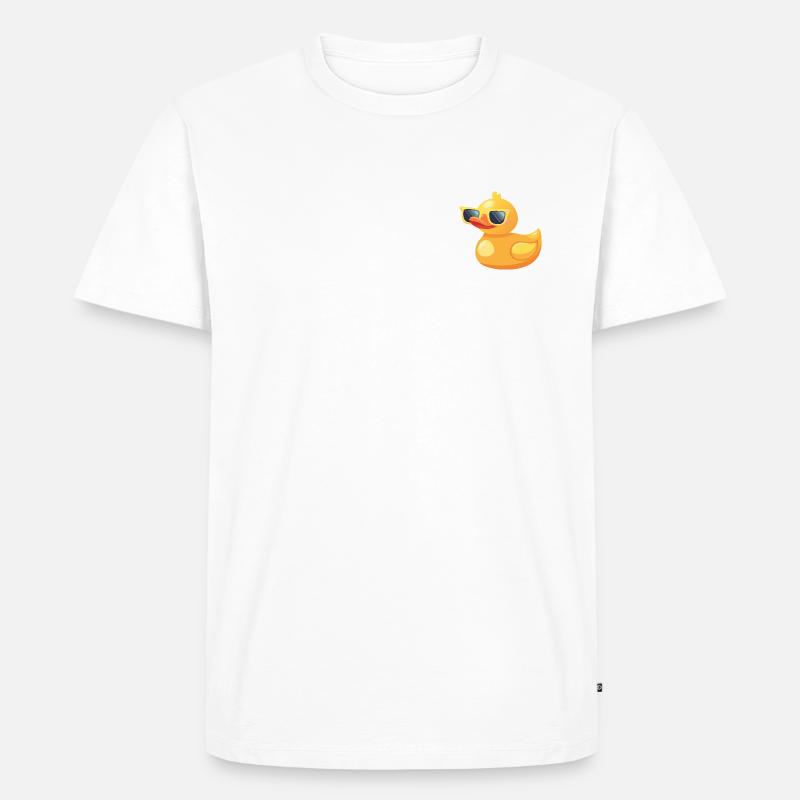 Duck Swagger - Männer Premium Bio T-Shirt - Weiß