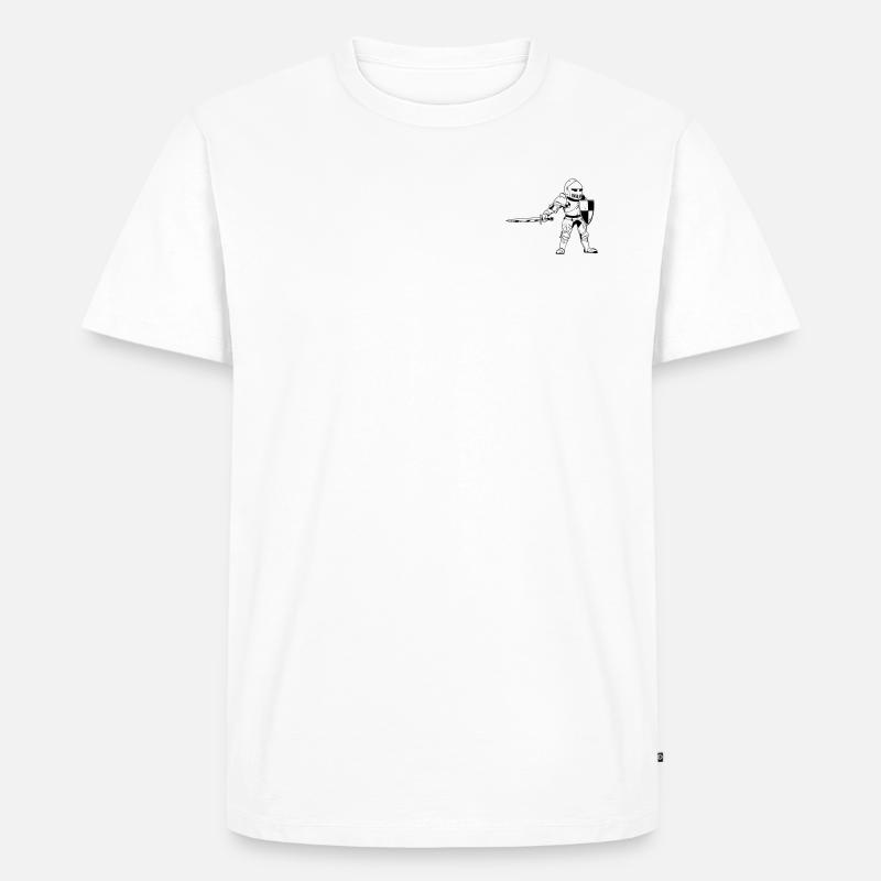 Chivalry - Männer Premium Bio T-Shirt - Weiß