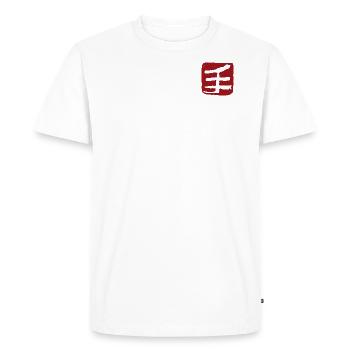 Faust (Chuan) Chinese - Men's Premium Organic T-Shirt - white - Front - Nico (187cm)
