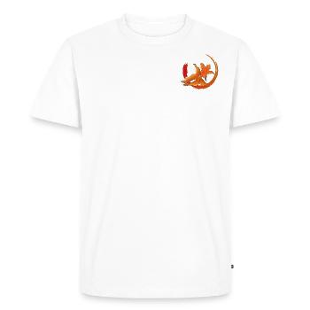 Poisson rouge - T-shirt Premium bio Homme - blanc - Devant - Nico (187cm)