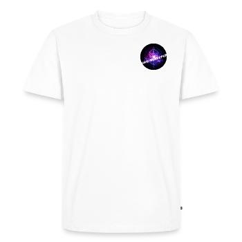 UFO Believer - Men's Premium Organic T-Shirt - white - Front - Nico (187cm)