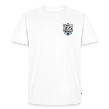 Alaska St. Elias USA Coat of Arms - Men's Premium Organic T-Shirt - white - Front - Nico (187cm)